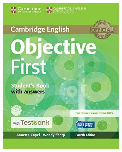 Книга Objective First 4th Edition (for revised exam 2015) Student's Book with Answers w... - фото №1