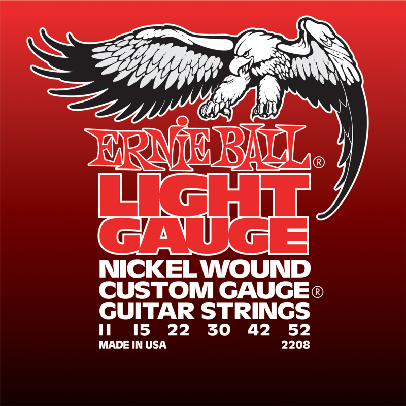 Струны для электрогитары ERNIE BALL 2208, 11-52