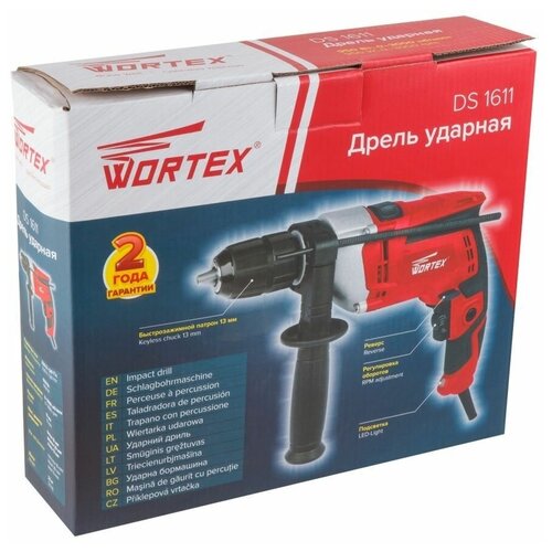 Дрель ударная WORTEX DS 1611 дрель ударная ds 1307 1 1325477