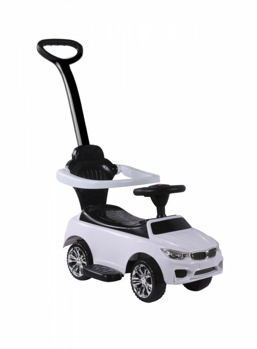 Каталка-толокар RiverToys BMW JY-Z06B со звуковыми эффектами белая