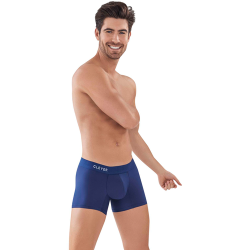 фото Мужские трусы боксеры темно-синие clever classic match boxer 088008 s (44) clever moda