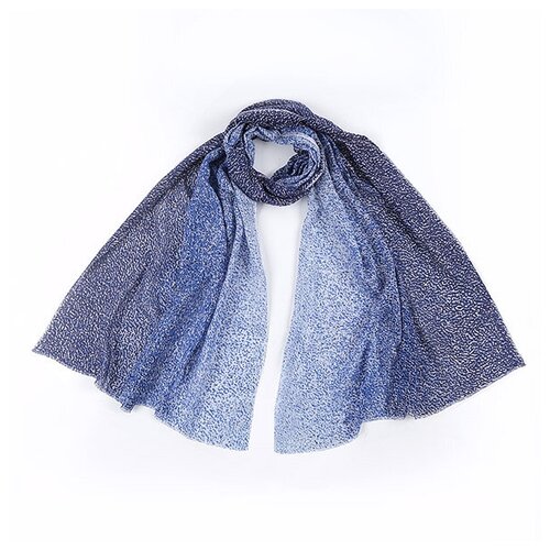 фото Шарф fabretti,180х70 см, голубой