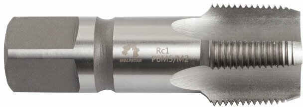 WOLFSTAR Метчик трубный конический м/р Rc1 1/2" P6M5/M2 ГОСТ 6227-80 ta00478