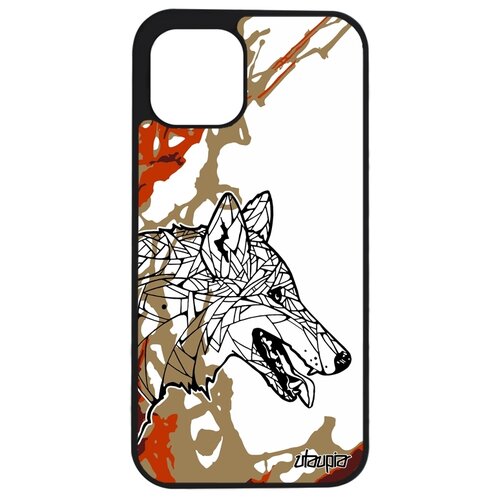 фото Чехол на телефон iphone 12 mini, "волк" хаски хищник utaupia