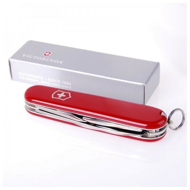 Нож перочинный Victorinox Tinker Small (0.4603) 84мм 12функций красный карт.коробка - фото №15