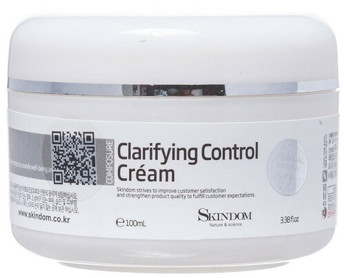 SKINDOM Clarifying Control Cream детокс-крем для лица, 100 мл