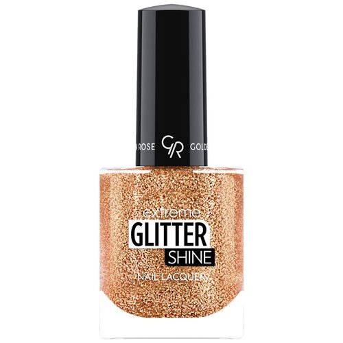 Golden Rose Лак для ногтей Extreme Glitter Shine Nail Lacquer, 10 мл, 206