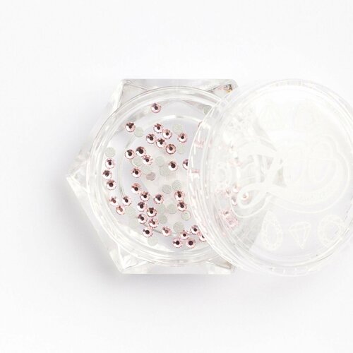 Zoo Nail Art 1117 Стразы стеклянные Light Rose SS4 (1,5 мм) 100 шт