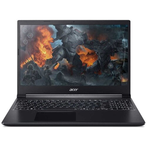 фото Ноутбук acer aspire 7 a715-75g-59up (intel core i5 10300h 2500mhz/15.6"/1920x1080/8gb/512gb ssd/nvidia geforce gtx 1650 4gb/без ос) nh.q99er.006, чёрный