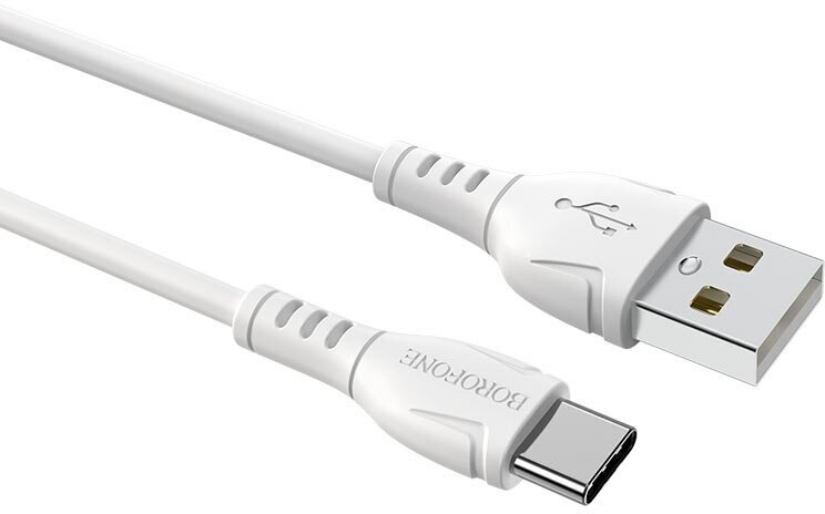 Кабель Borofone USB- Type-C (BX51), 1 м, 1 шт, белый