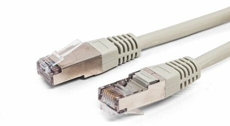 Патч-корд 5e кат. 3м Filum FL-F5-3M, кабель для интернета, 26AWG(7x0.16 мм), омедненный алюминий (CCA), серый