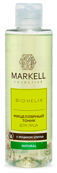 Markell Тоник мицеллярный с муцином улитки Bio-Helix, 200 мл