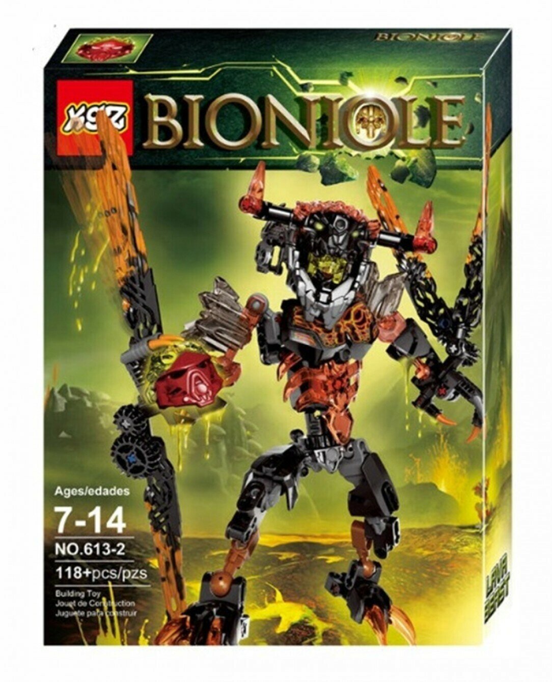 Конструктор KSZ Bionicle / Лава Монстр / Бионикл / 118 деталей