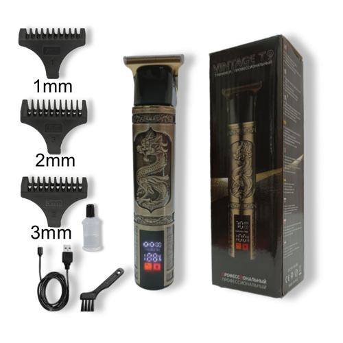Триммер для бороды усов головы и тела мужской VINTAGE T9-004 99900₽