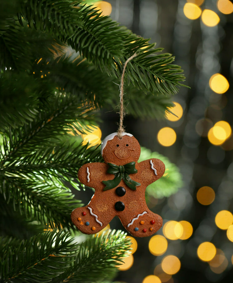 Новогоднее украшение подвеска на елку Пряник мальчик