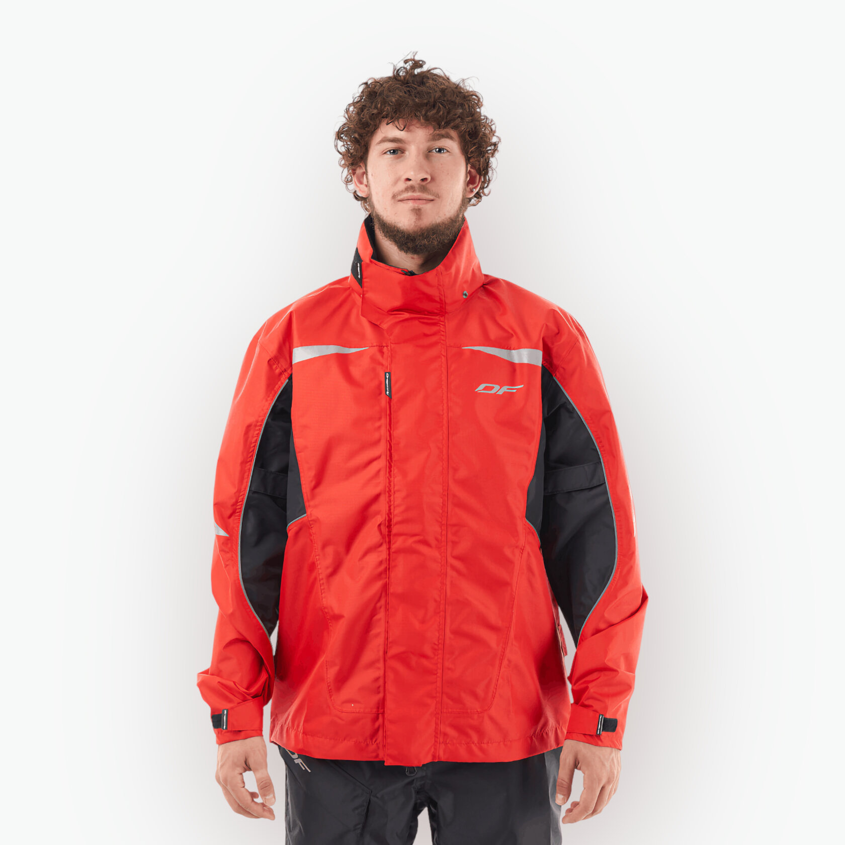 Куртка-дождевик для спорта Dragonfly EVO Red 2023 - Красная - Размер M