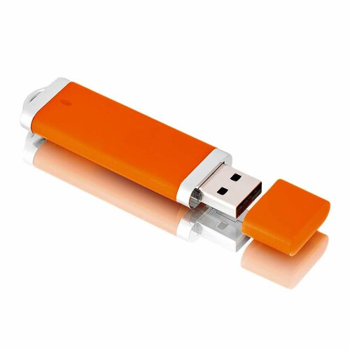 флешка profit 128 мb серебряная арт f02 usb 2 0 Флешка Profit, 128 МB, оранжевая, арт. F02 USB 2.0