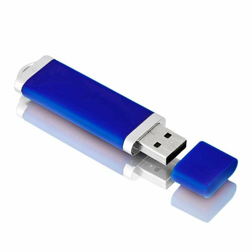 флешка profit 128 мb серебряная арт f02 usb 2 0 Флешка Profit, 128 МB, синяя, арт. F02 USB 2.0