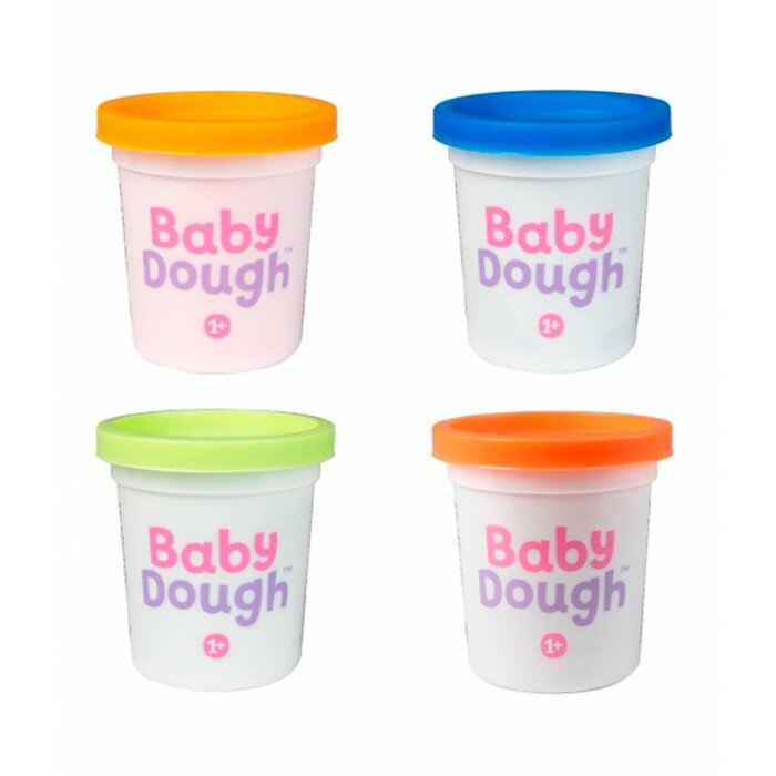 Тесто для лепки Baby Dough, 4 цвета Волшебный мир - фото №5