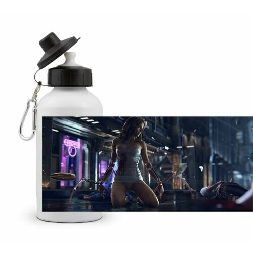 фото Спортивная бутылка киберпанк, cyberpunk №4 goodbrelok
