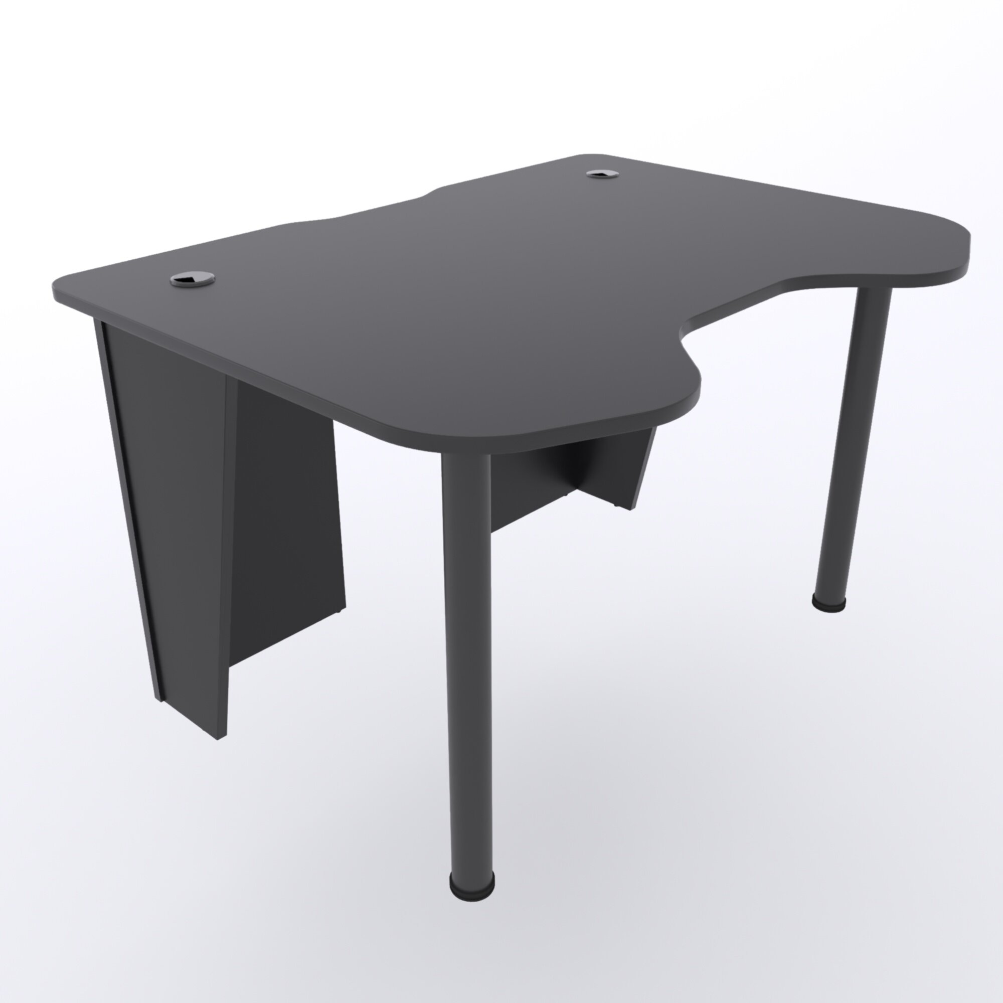 Игровой компьютерный стол "Старк", 140x90x75 см, чёрный