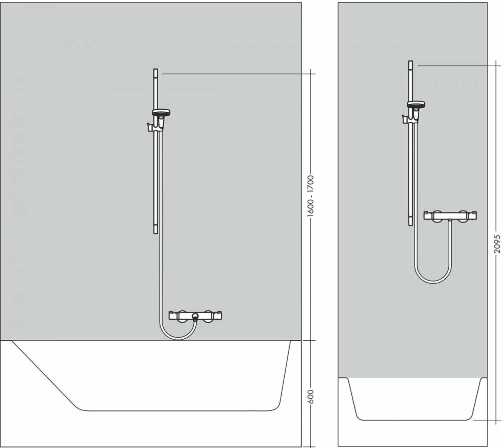 Душевой гарнитур Hansgrohe - фото №13