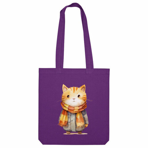 фото Сумка шоппер us basic, фиолетовый