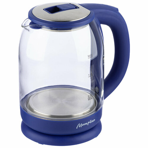 Чайник матрёна MA-154 электрический 18 л стекло синий 186900₽