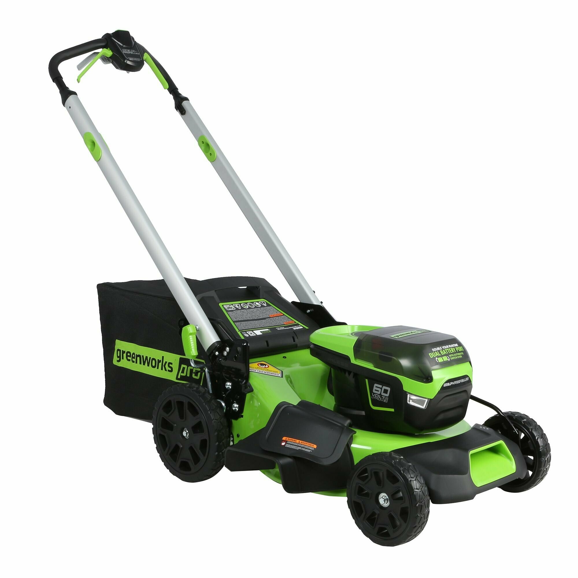 Газонокосилка самоходная Greenworks GD60LM51SP 60V 2514307 (51) бесщеточная аккумуляторная без аккумулятора и зарядного устройства