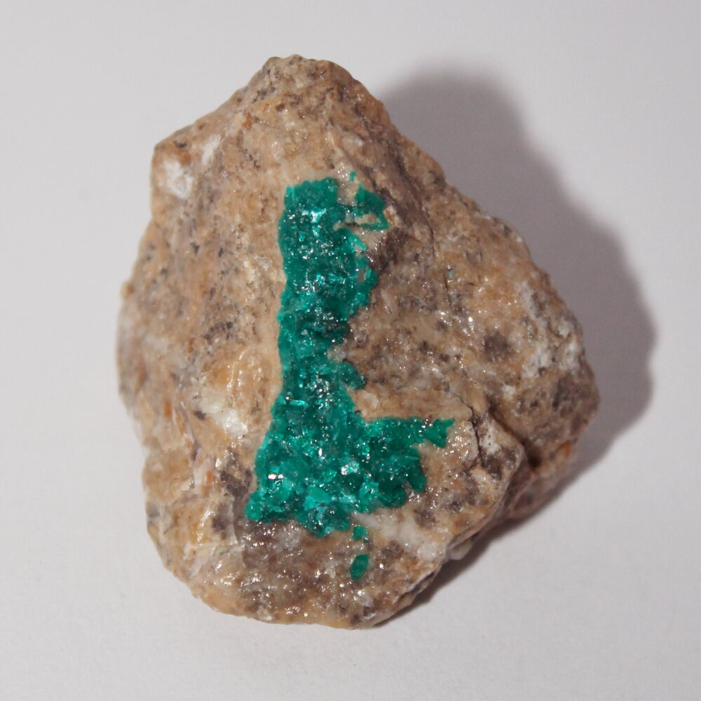 Диоптаз, коллекционный минерал "True Stones"