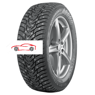 Зимние шипованные шины Nokian Tyres Nordman 8 (205/65 R16 99T)