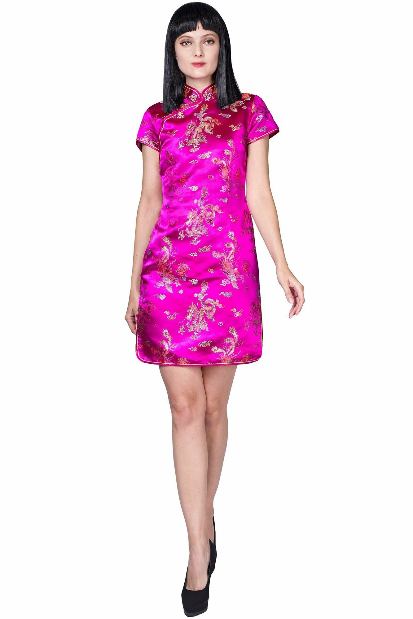 Китайское платье ципао / азиатское женское/ национальная одежда / восточная