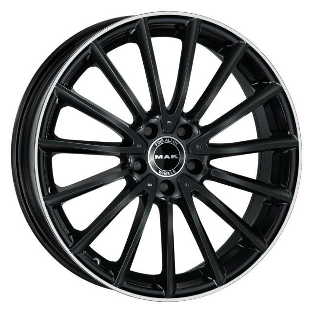 Mak Komet 19x8j 5x112 Et38 Dia66.6 Gloss Black Mirror Ring