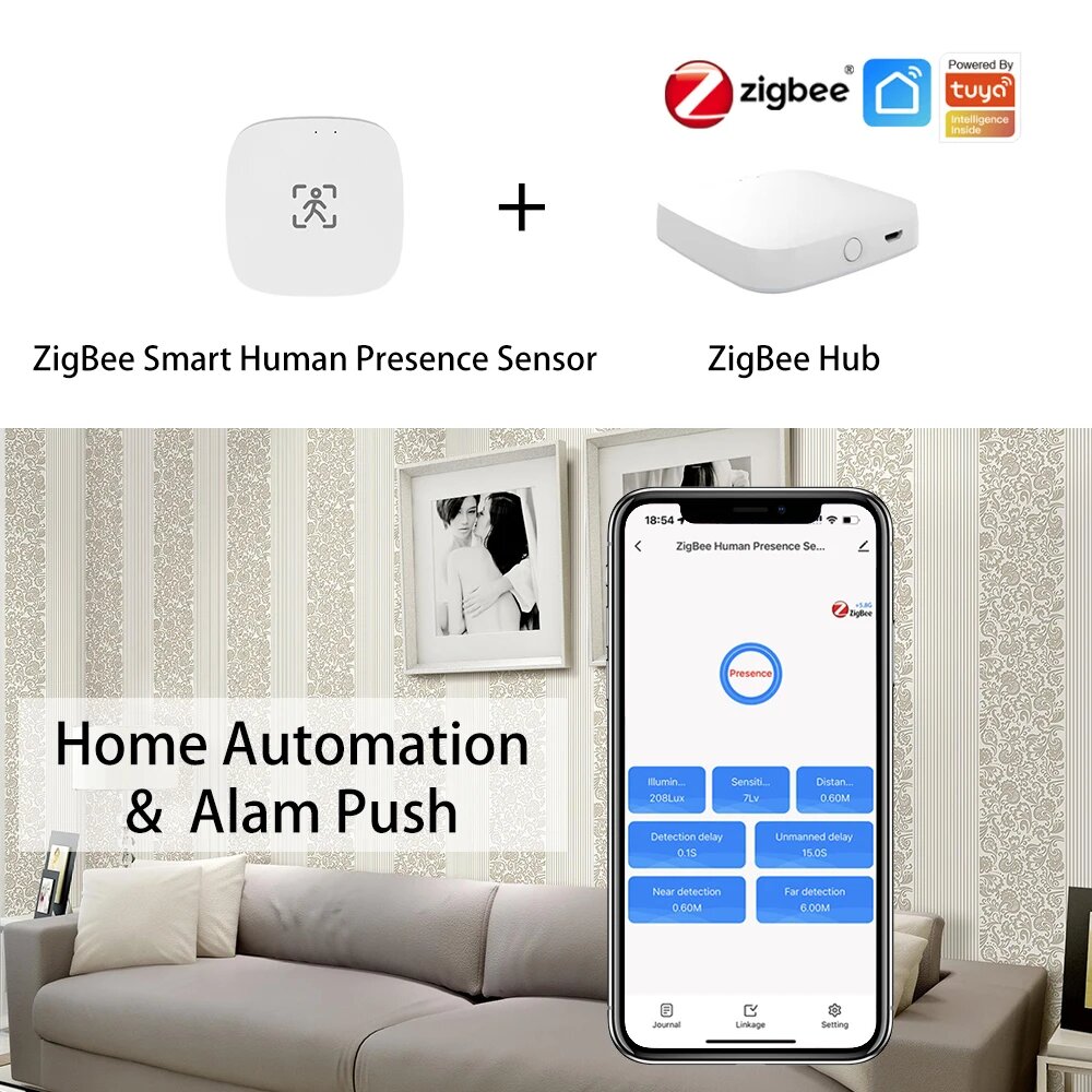 ZigBee датчик присутствия человека Tuya Smart Life — фото 1