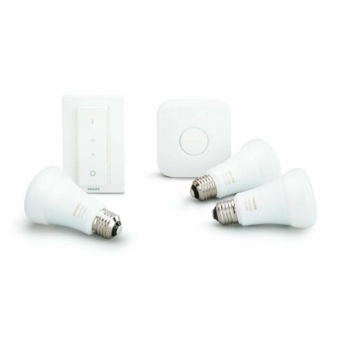 Комплект умного света Philips Hue Starter Kit E27 белый 9435₽