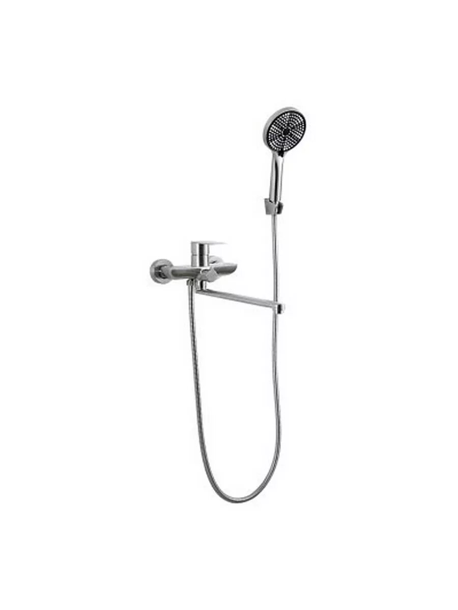 Смеситель для ванны с душем Frap F22806 H806  нержавеющая сталь