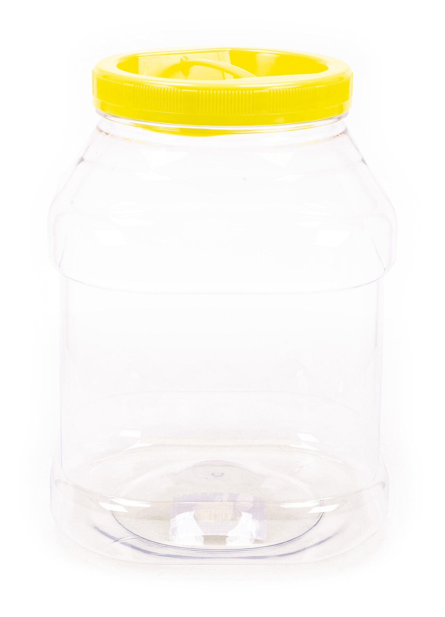 Банка для продуктов универсальная Альтернатива прямоугольная из ПЭТ прозрачная объемом 3л / кухонные принадлежности