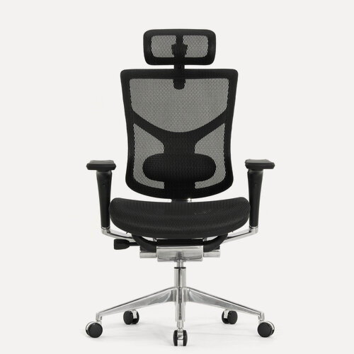 Изображение товара Компьютерное кресло FALTO STAR ERGO 2 (2D поясничный упор, подлокотик 6D(360), сетка, черный)