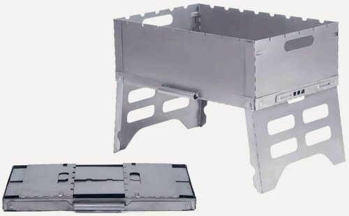 Изображение товара Складной мангал Helicon из углеродистой стали мобил