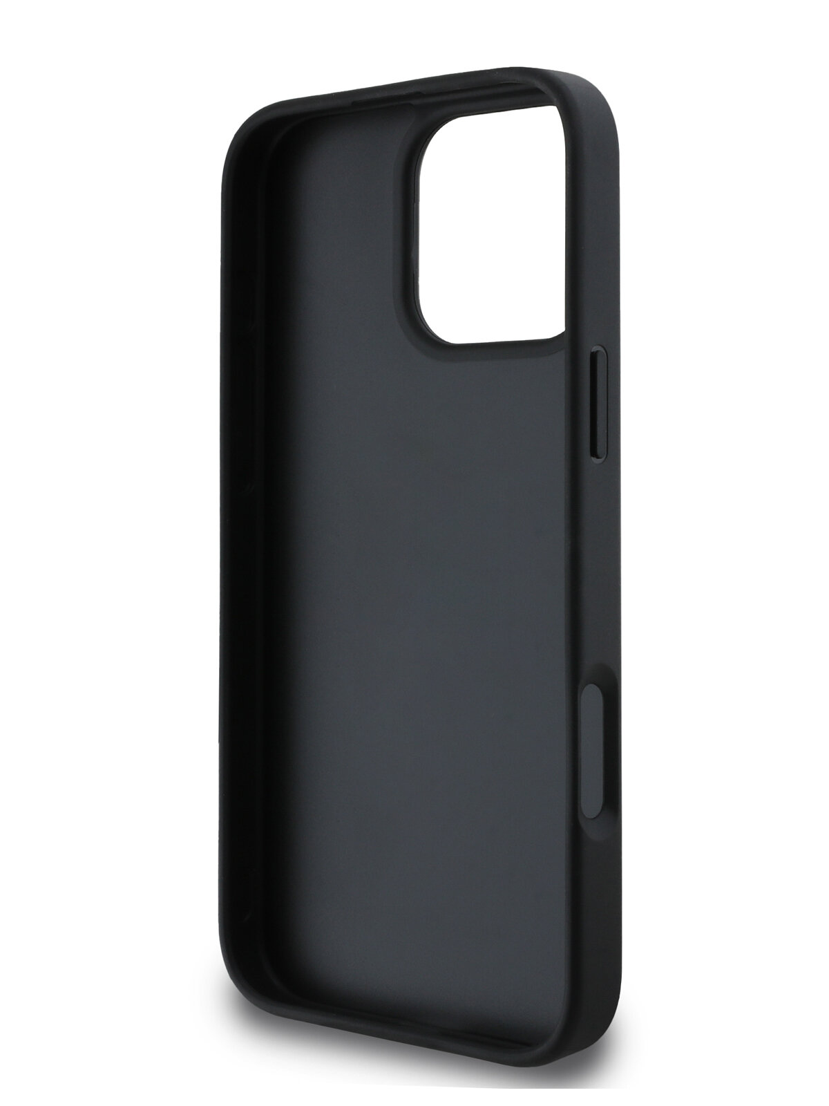 Lagerfeld для iPhone 16 Pro Max чехол PU Grained Monogram NFT Karl&Choupette metal Heads Hard Black — фото 1