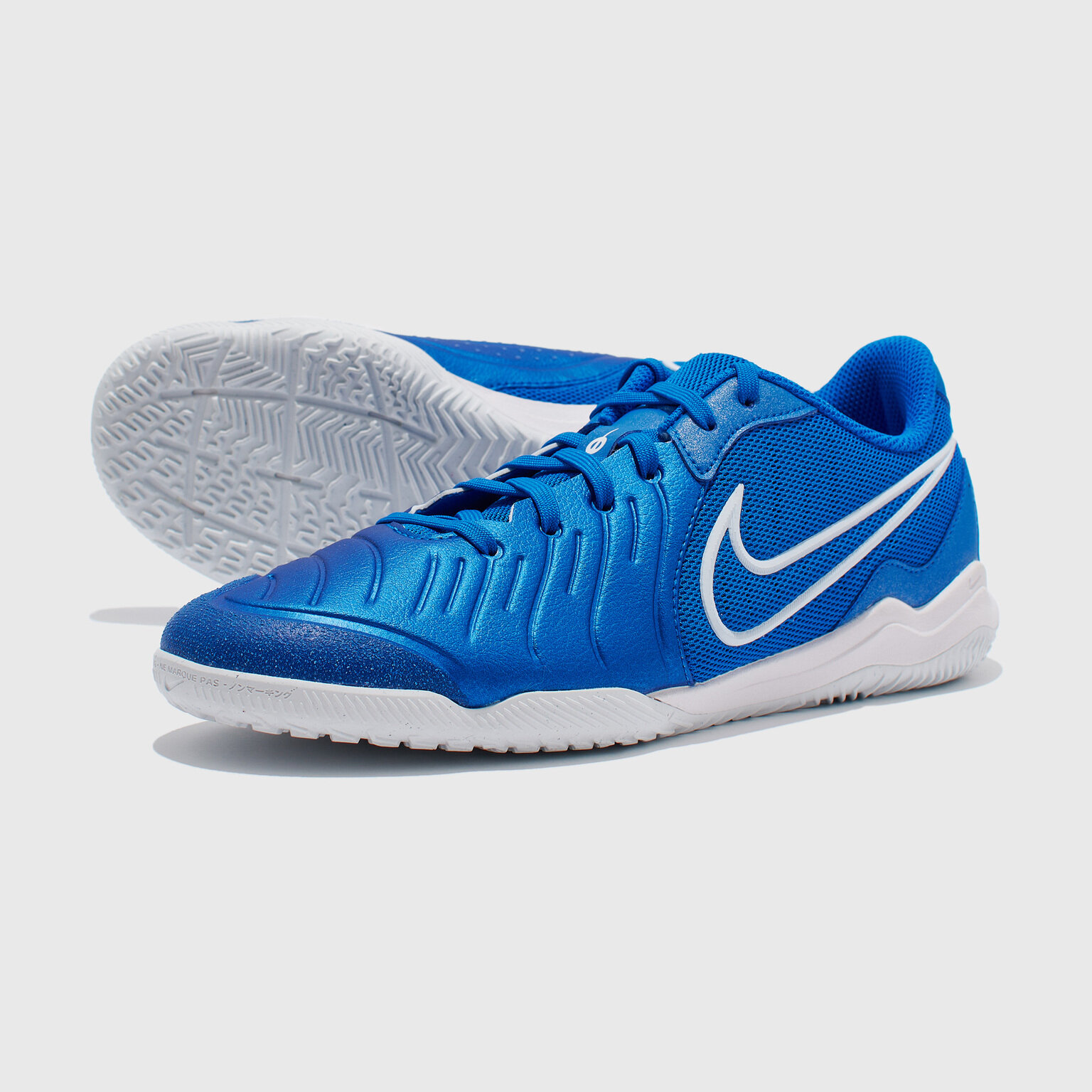 Футзалки NIKE, размер 8 US, синий