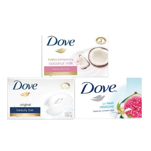 Набор крем-мыла Dove Оригинал Кокос Инжир 3 шт по 135 г 660₽