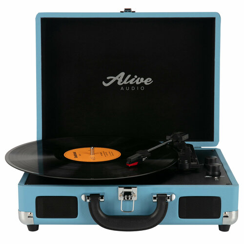 Виниловый проигрыватель Alive Audio VIBE Blue c Bluetooth 8990₽