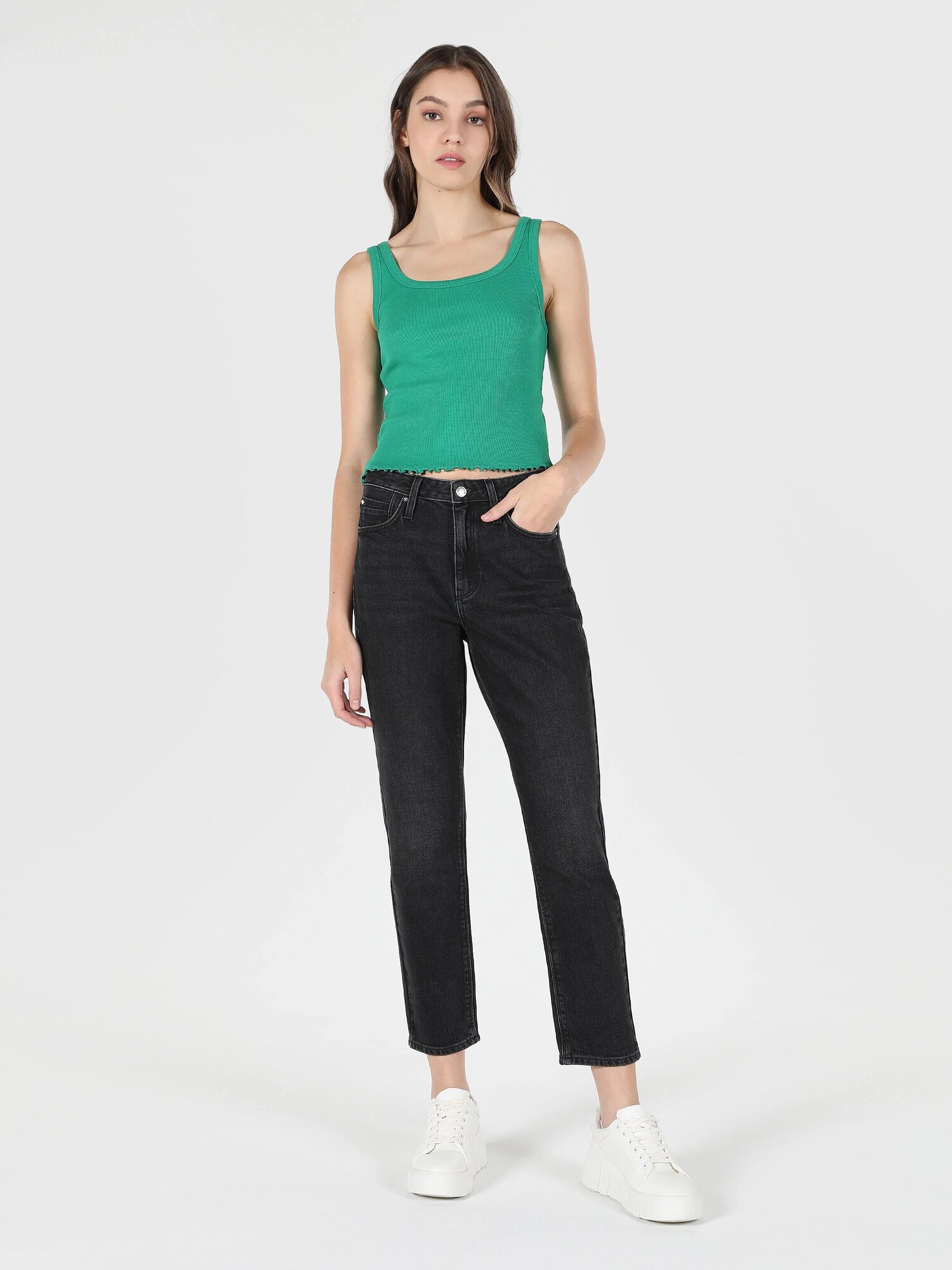 Джинсы зауженные COLIN'S 891 MAYA Slim Fit, размер 31/30, черный