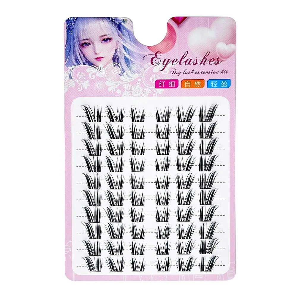 Fairy Lash Пучки ресниц 12 мм «Кошачий глаз»