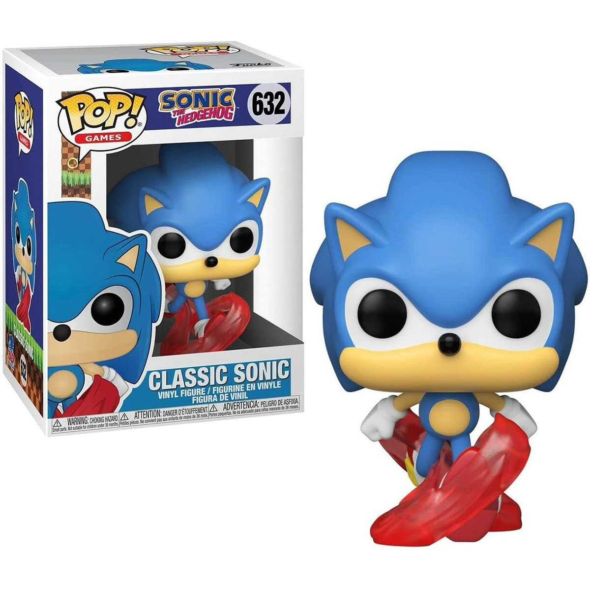 Фигурка Funko POP! Соник бегущий (Sonic Running) #632