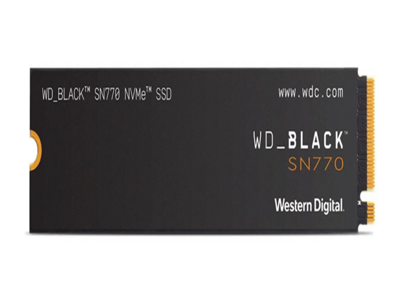 Твердотельный накопитель Black SSD SN770 M2.2280 PCIe 4.0 1TB, 5150MBs/4900MBs, TBW 600, WDS100T3X0E, 1 year
