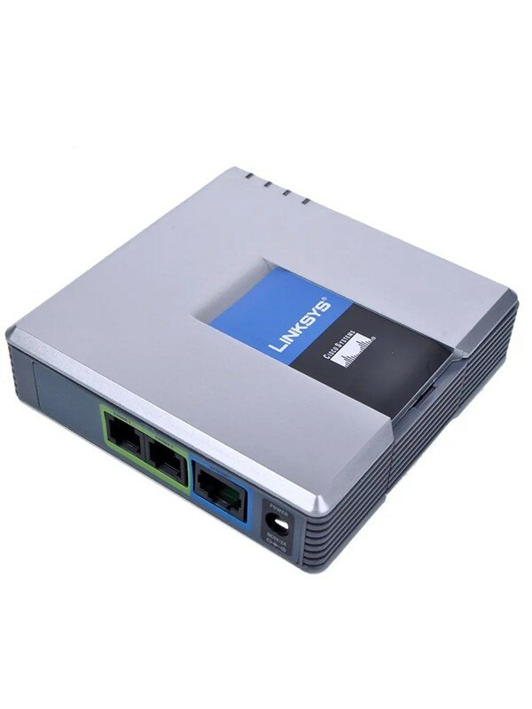 VoIP-Шлюз Linksys PAP2 FXS SIP 2 порта подключение к маршрутизатору