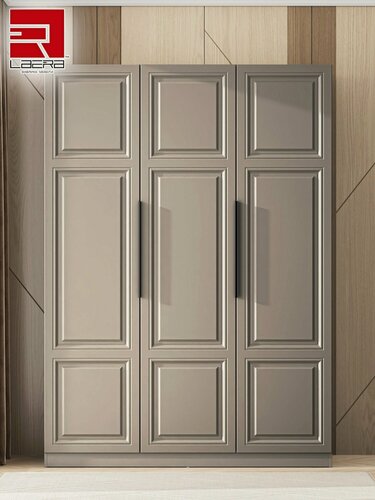 Изображение товара LAERA Шкаф распашной для одежды 135х52х210 см капри глиняно-серый