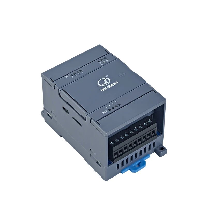 Huaqingjun 4DI 4DO Программируемый Логический Контроллер